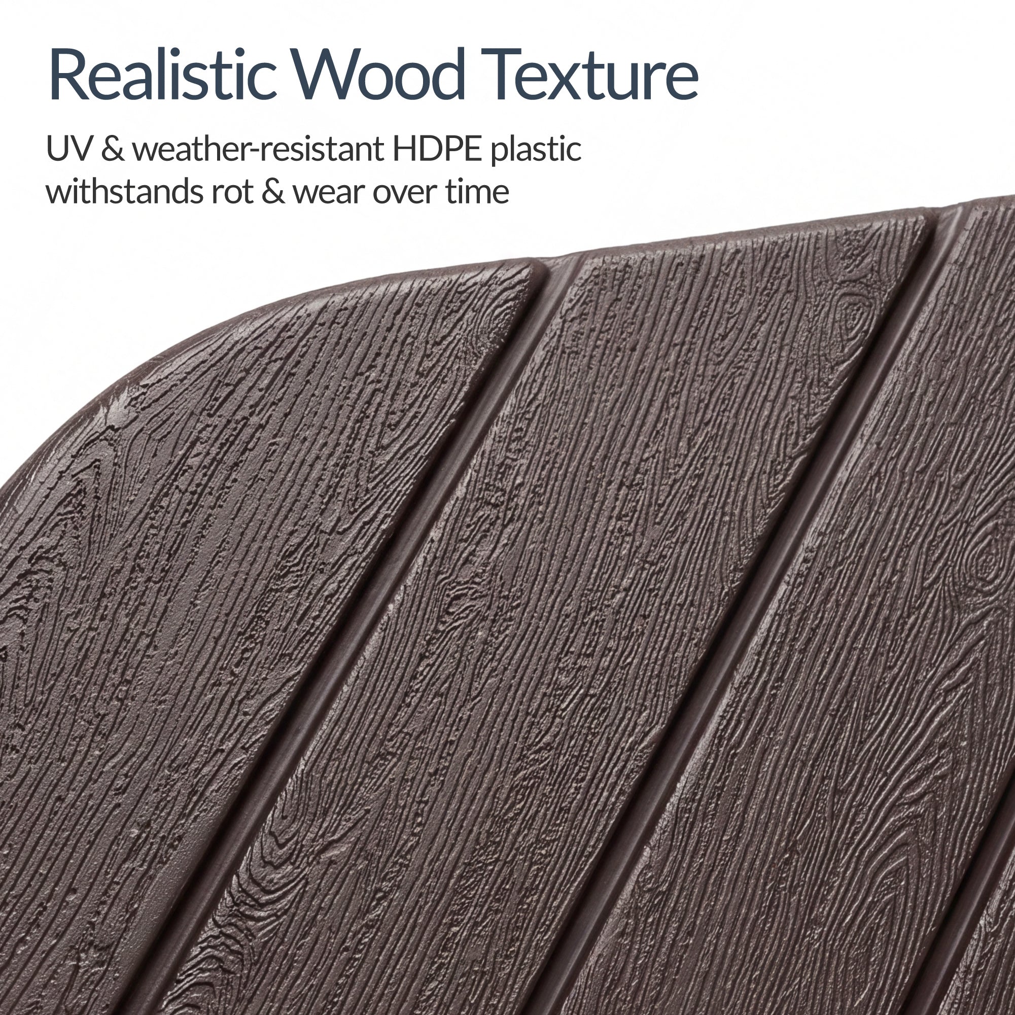4-Piece Cantilever Umbrella Base Weight Set Wood Grain Finish