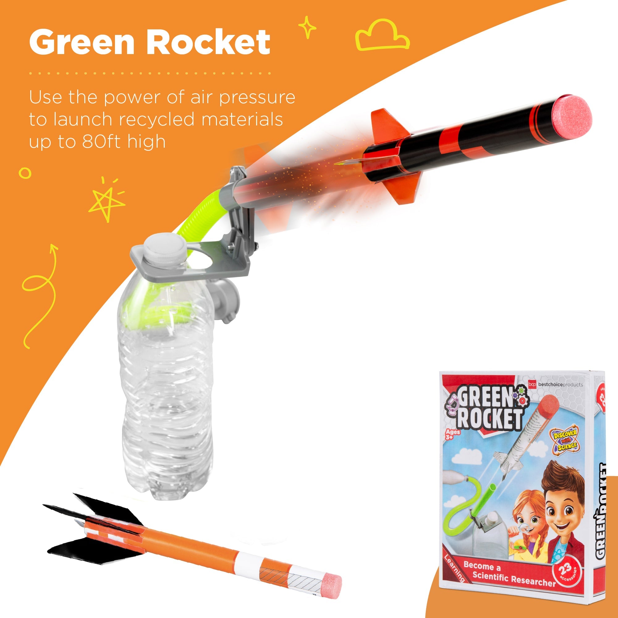 4-in-1 Science Project Kit STEM & STEAM DIY Lab Experiments for Kids