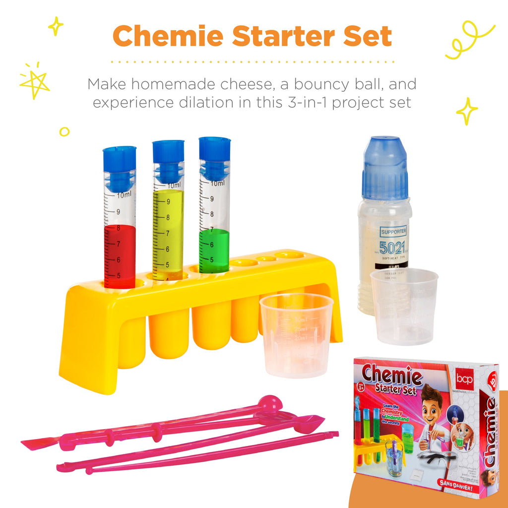4-in-1 Science Project Kit STEM & STEAM DIY Lab Experiments for Kids
