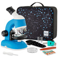 30-Piece STEM Kids Microscope Science Kit w/ 100x 600x 1200x Zoom Case