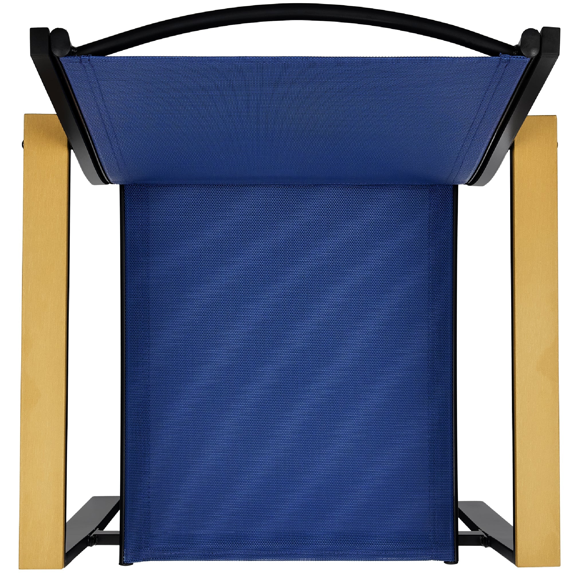 4-Piece Textilene Outdoor Conversation Set w/ Cushions Table